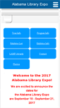 Mobile Screenshot of alabamalibraryexpo.com